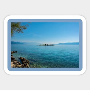 San Marino Island in Novi Vinodolski, Croatia Sticker